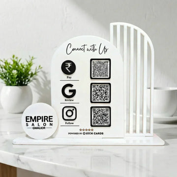 3 QR Standee - Quick Cards