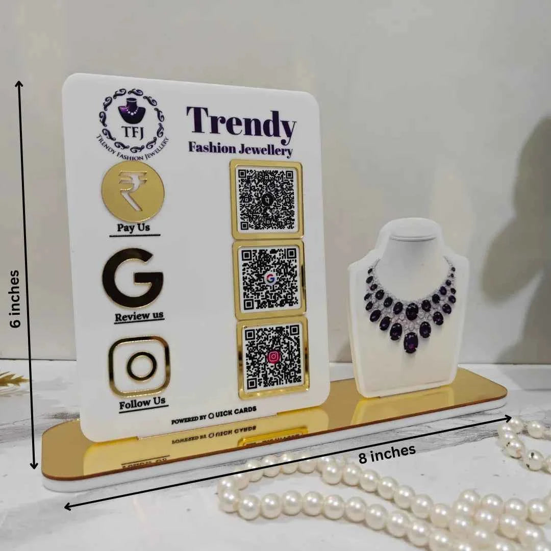 jewelry 3 QR Standee