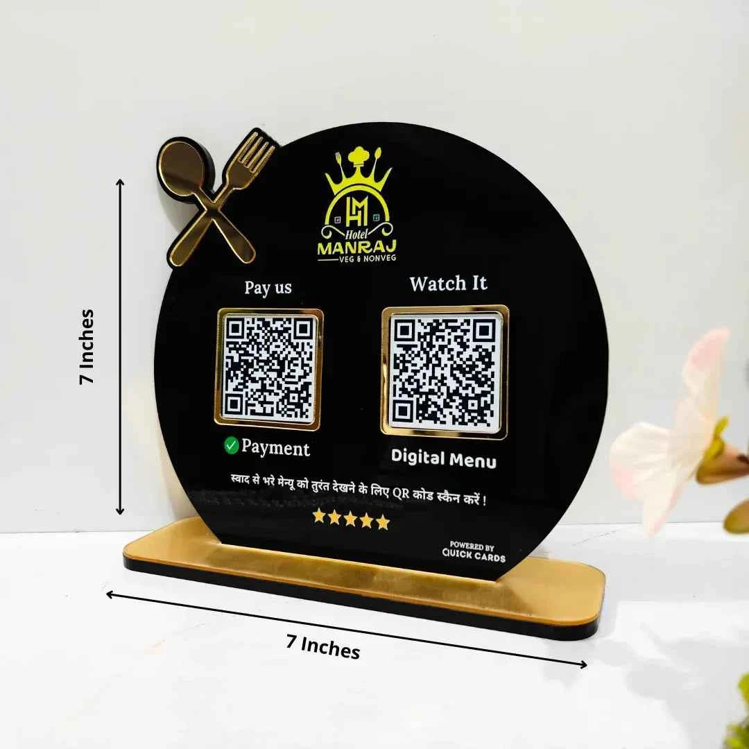 Quaker Standee Premium Standee Restaurant Special - 2 QR Standees for Your Venue ...