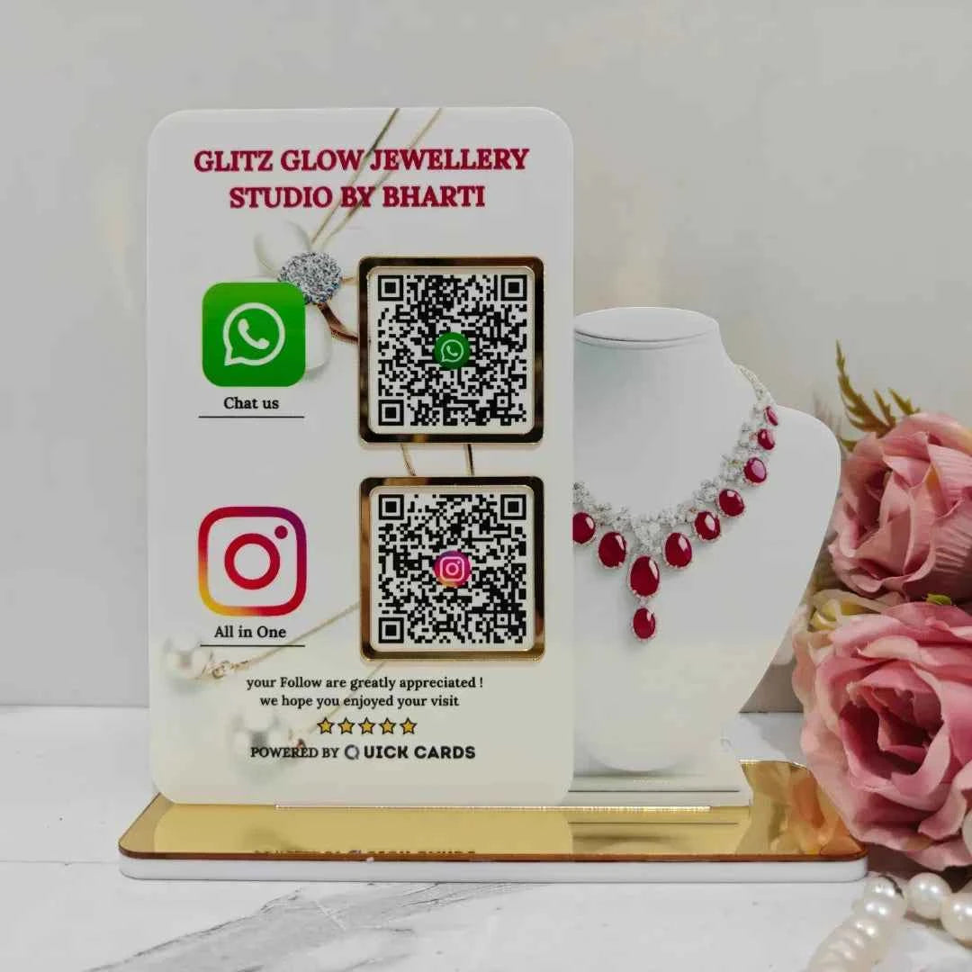 jewelry 2 QR Standee