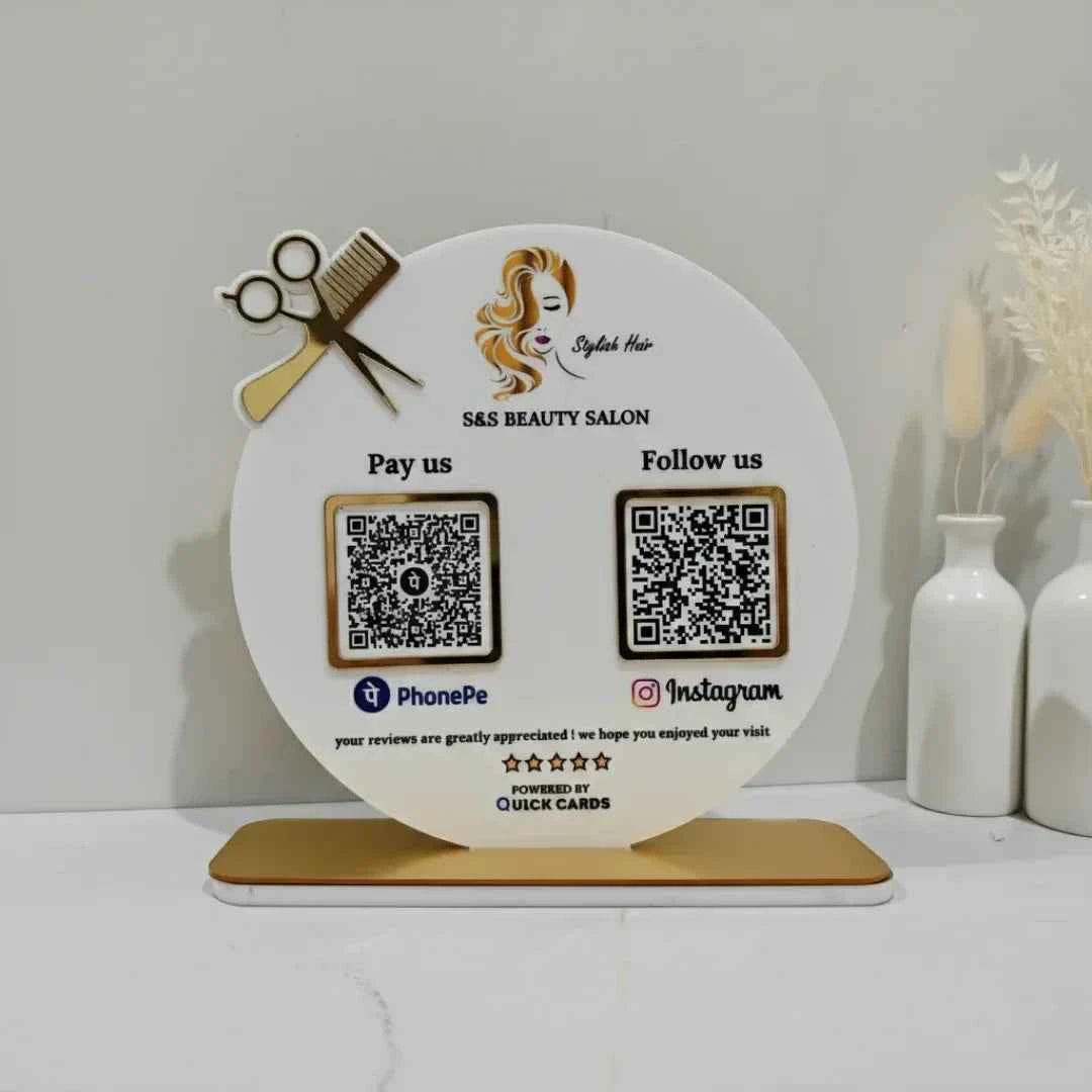 Saloon 2 QR Standee