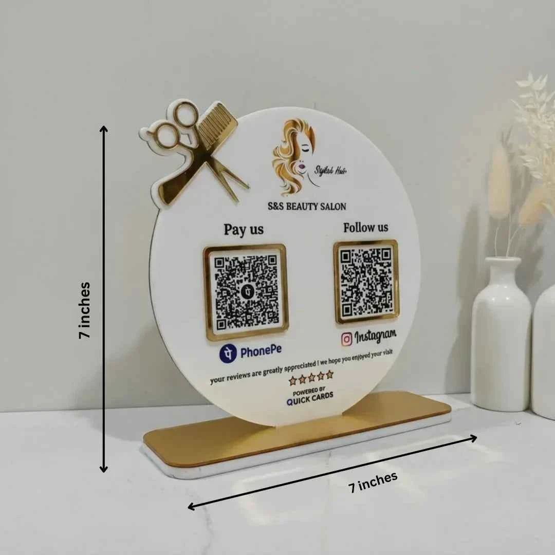 Saloon 2 QR Standee