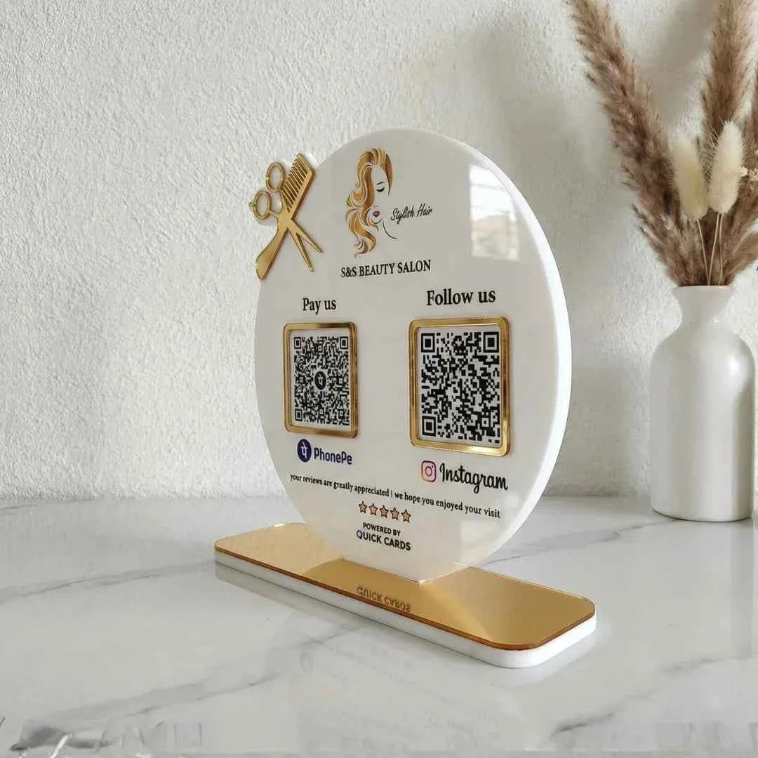 Saloon 2 QR Standee