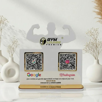 Gym 2 QR Standee - Quick Cards