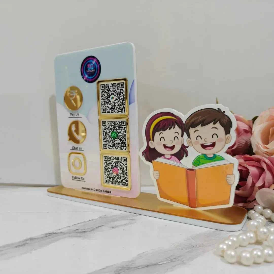 School 3 QR Standee