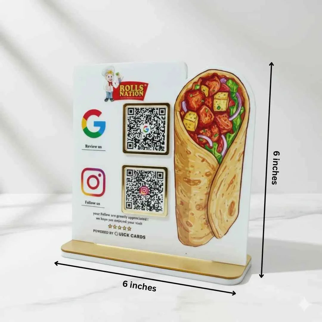 Cafe 2 QR Standee