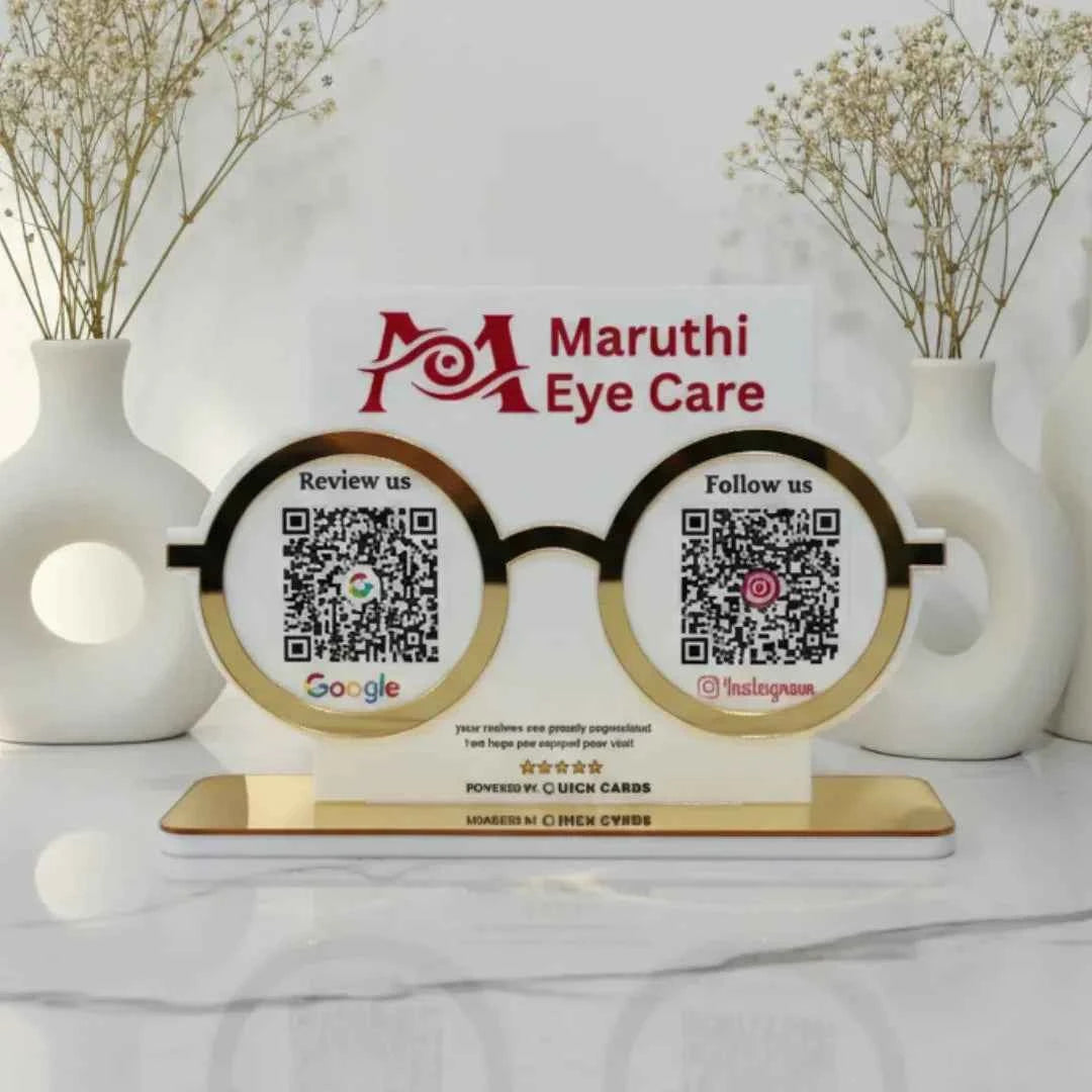 Optical 2 QR Standee