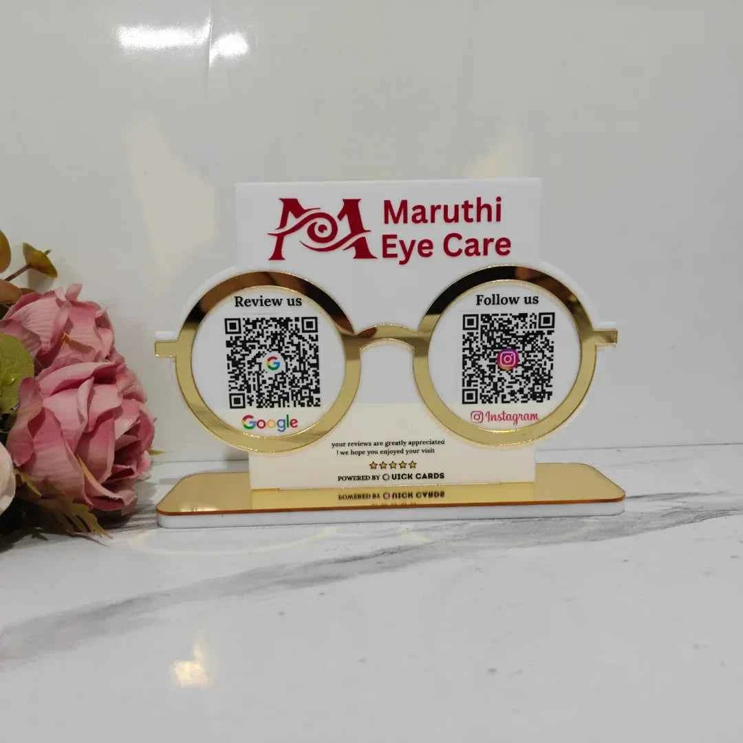 Optical 2 QR Standee