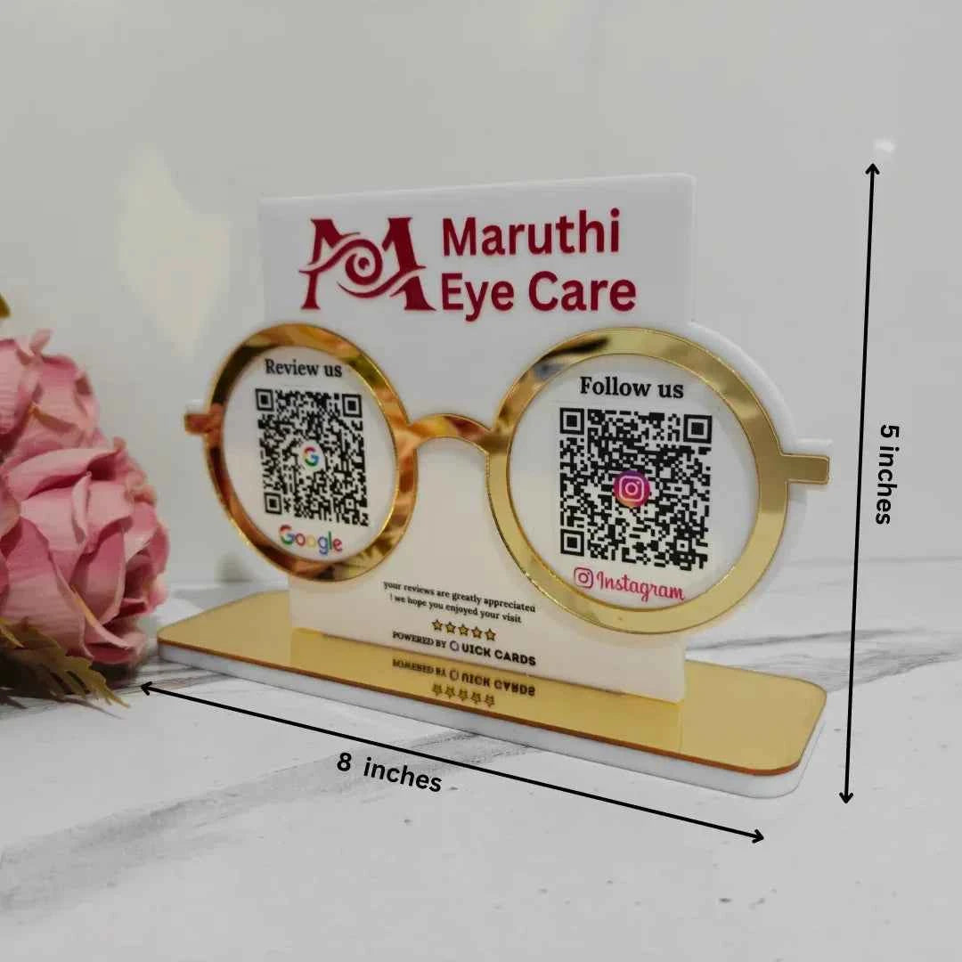 Optical 2 QR Standee