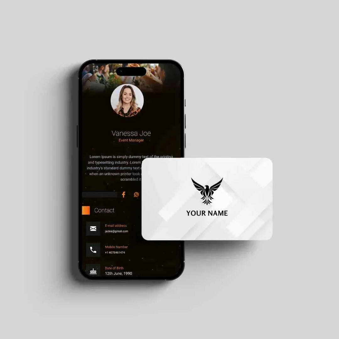 Business Card (fully customizable according to your profession) - Quick Cards