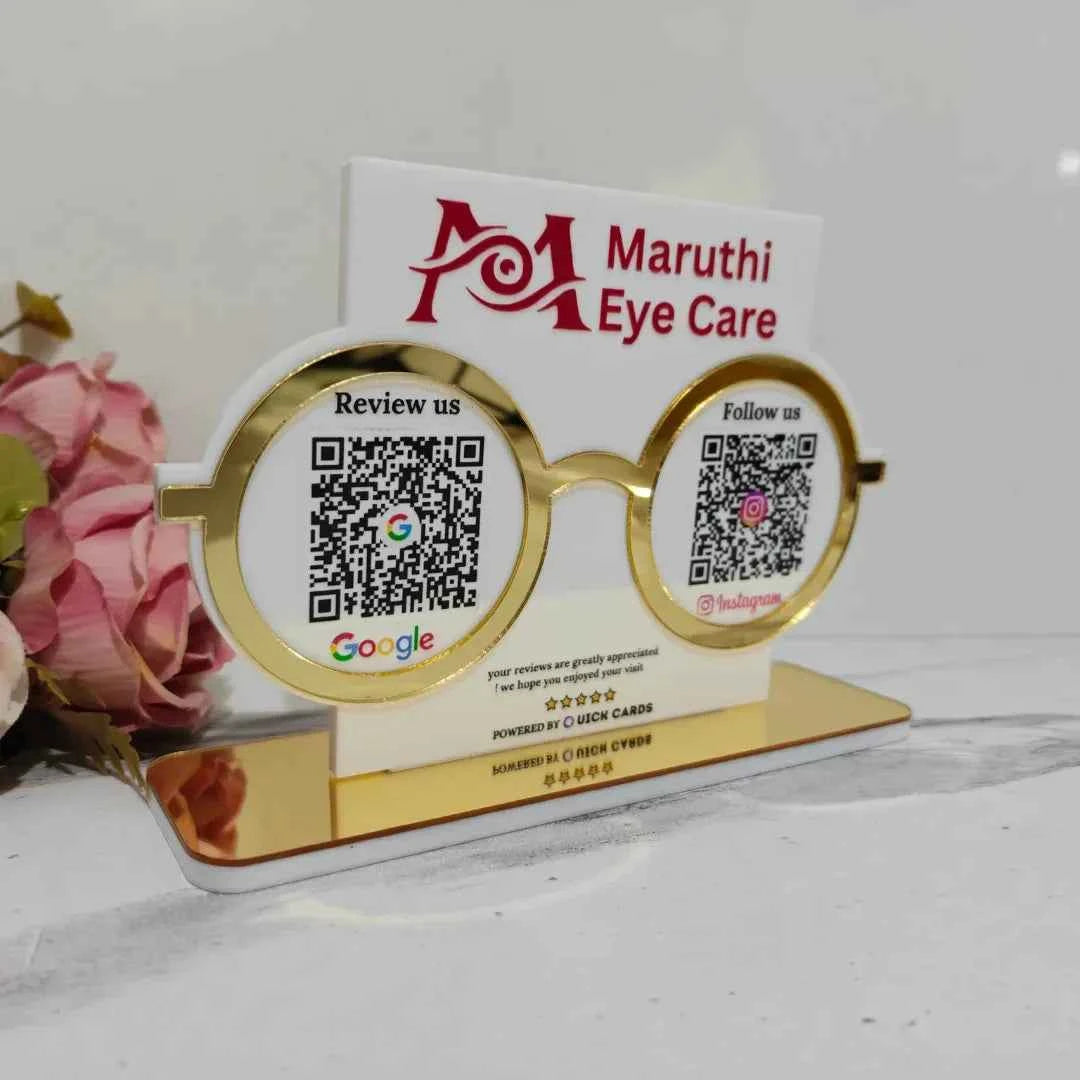 Optical 2 QR Standee