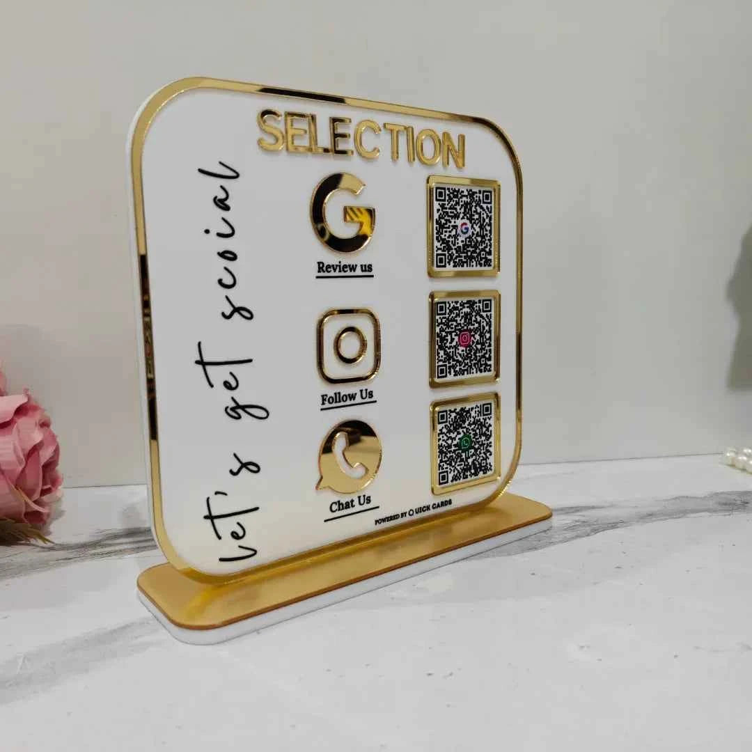 Premium 3 QR Standee