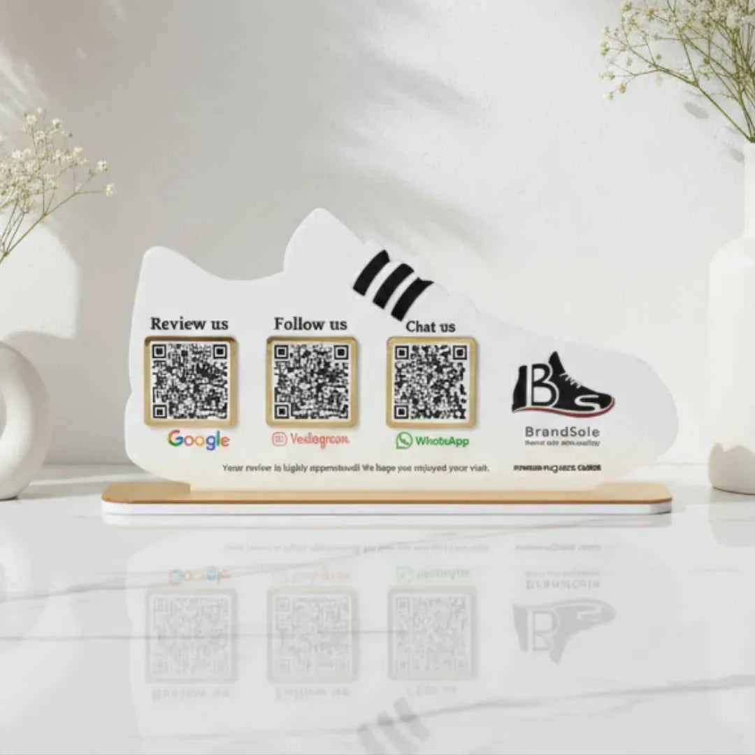 Shoes 3 QR Standee