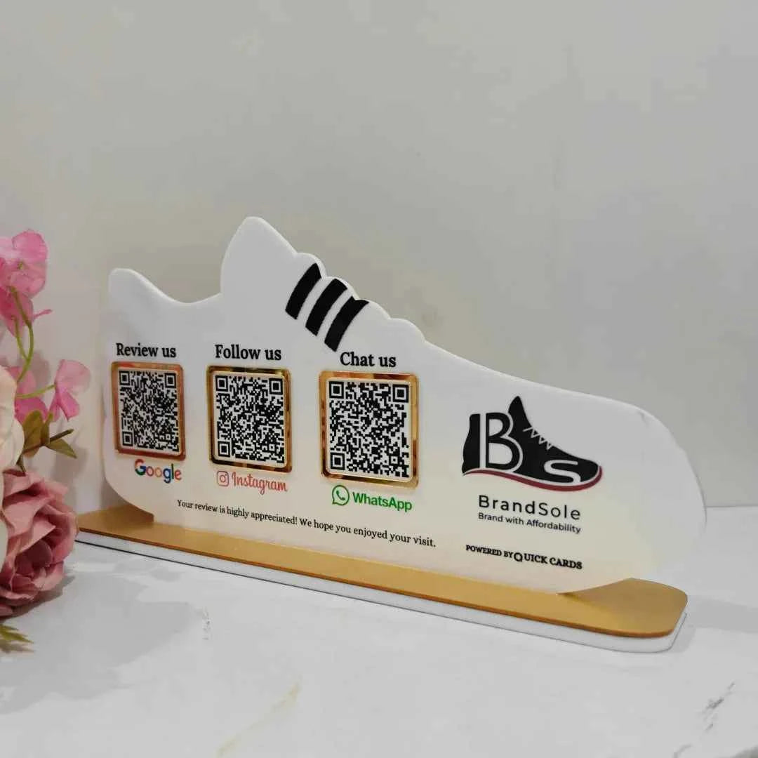 Shoes 3 QR Standee