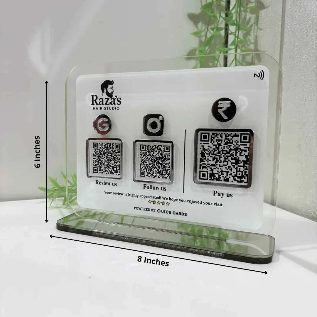 3 QR Special edition (Silver Work) - Quick Cards