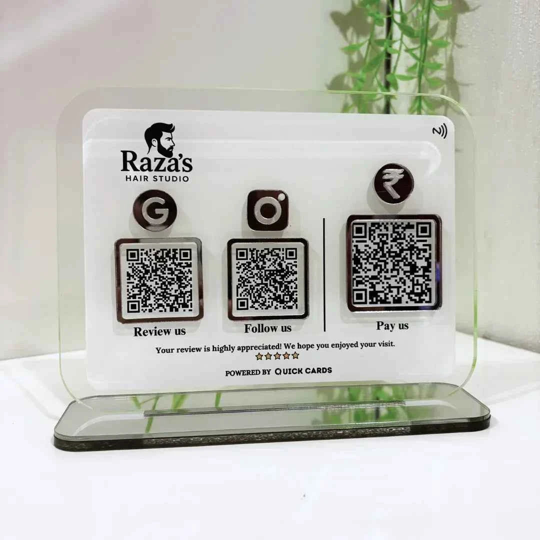 3 QR Special edition (Silver Work) - Quick Cards