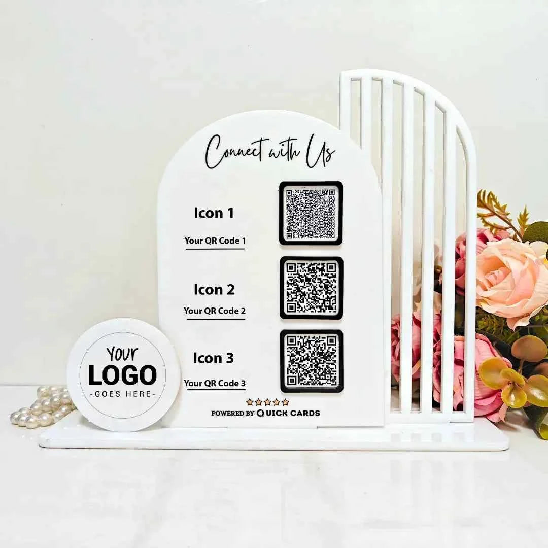 Customized 3QR Digital Standee