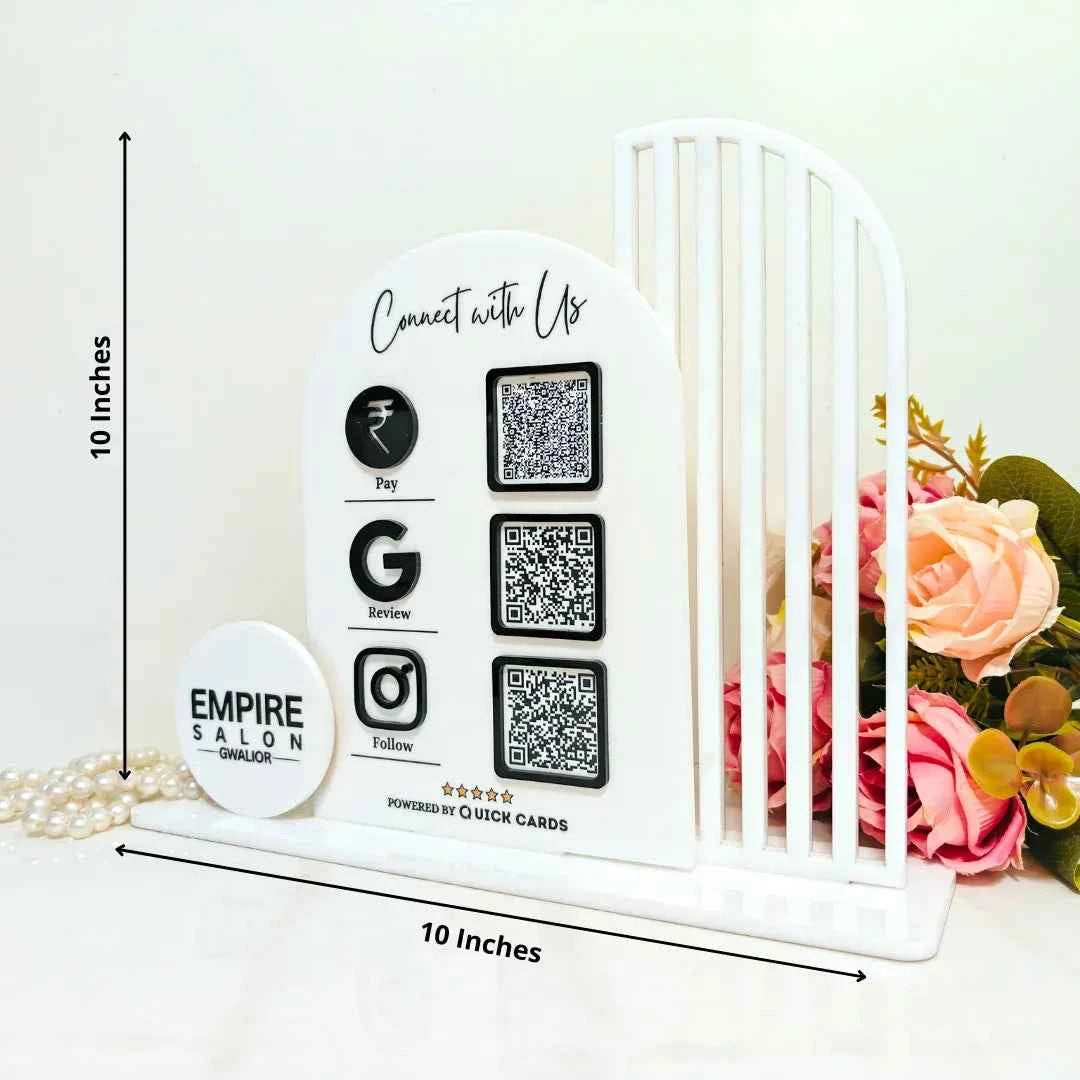 Customized 3QR Digital Standee