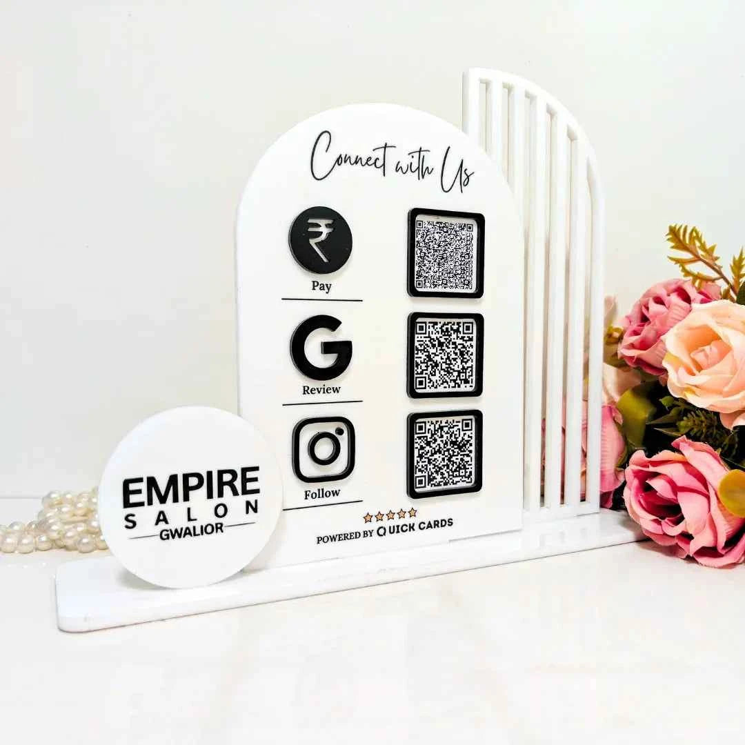 Customized 3QR Digital Standee