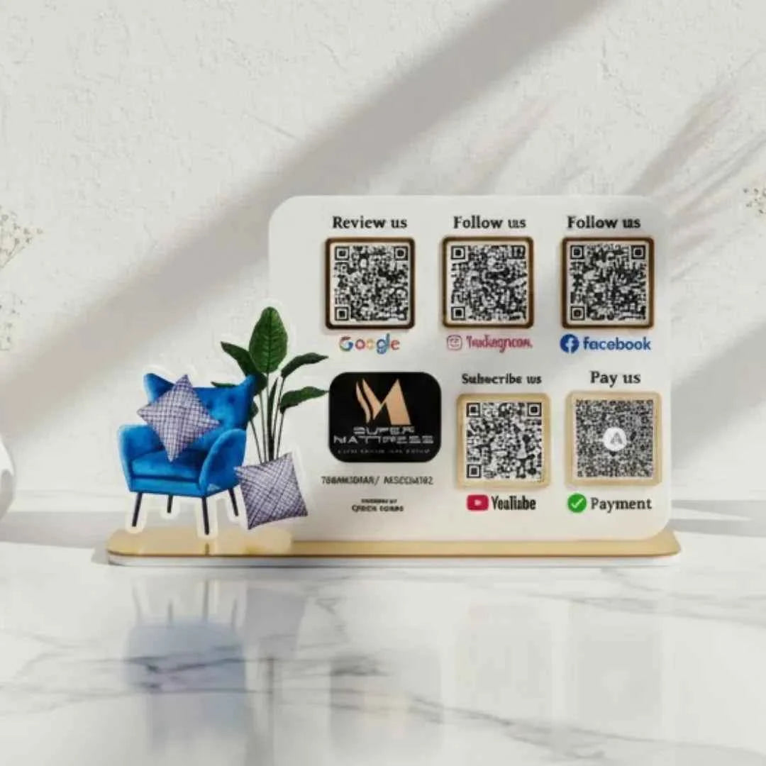 Furniture 5 QR Standee