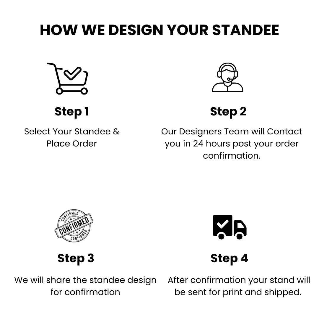 Hexagon Shape 1 QR Instagram, Google, Payment Custom Stand - Quick Cards