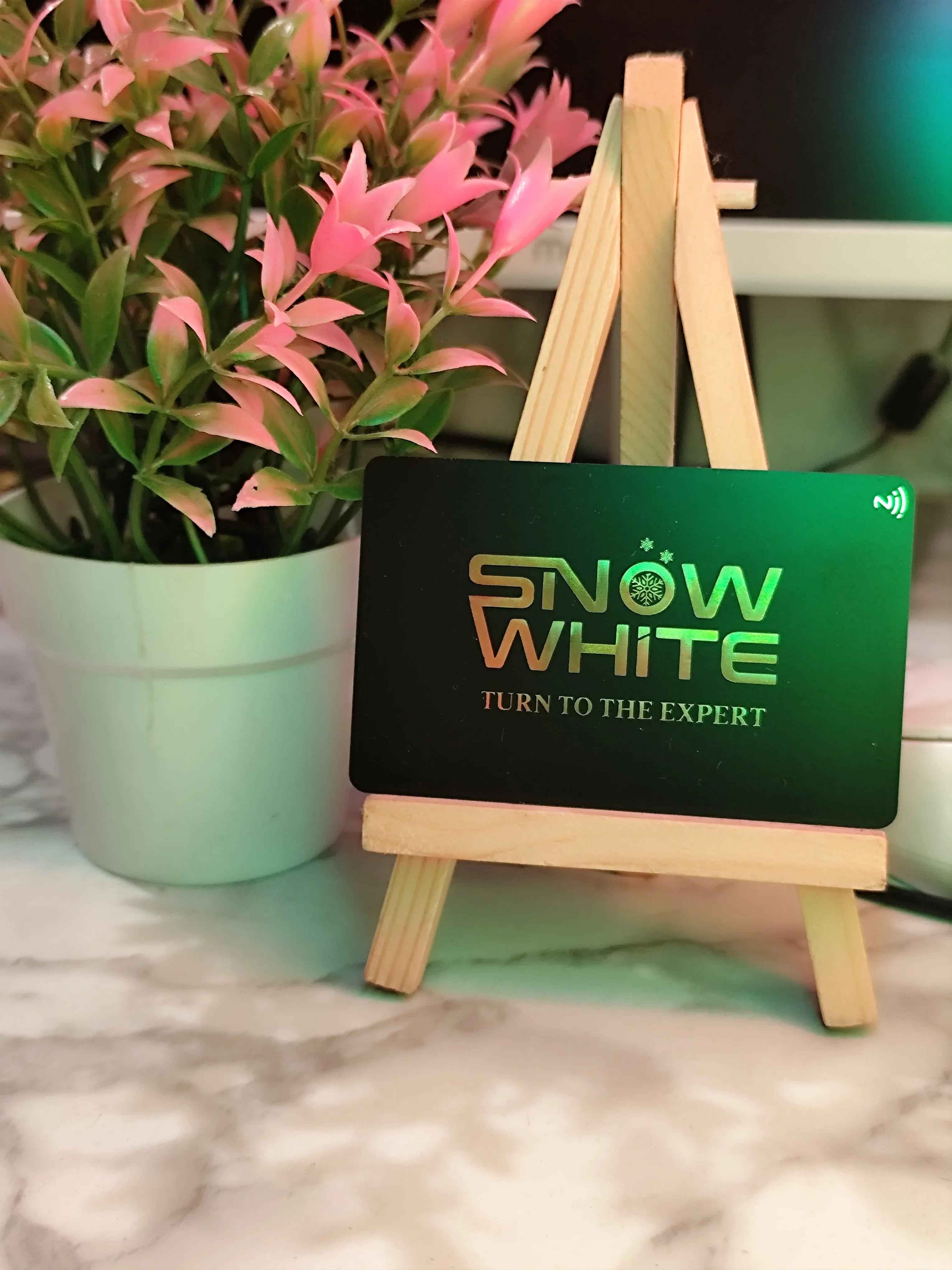 Matt Black Digital NFC Business Card - Quick Cards