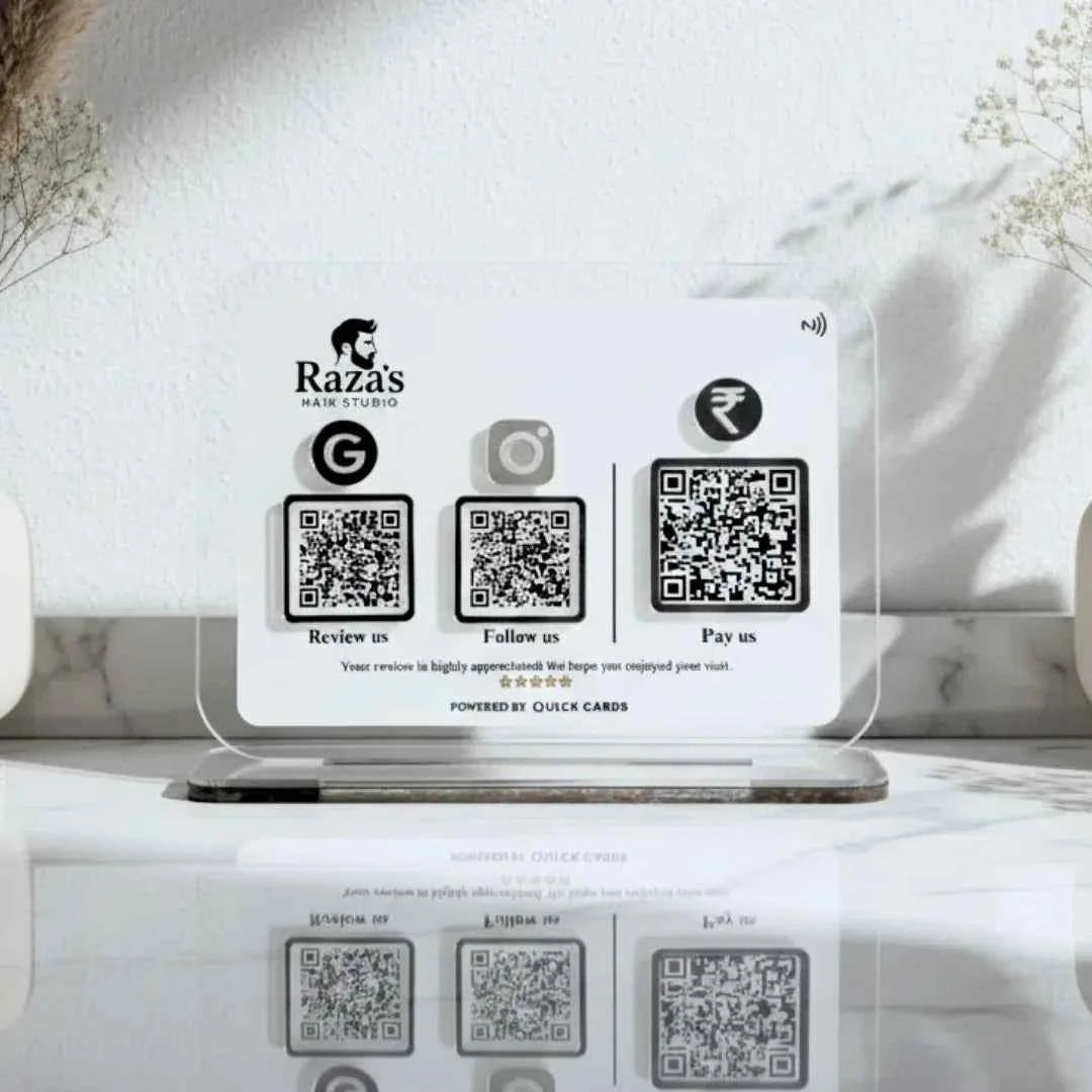 3 QR Special edition (Silver Work) - Quick Cards