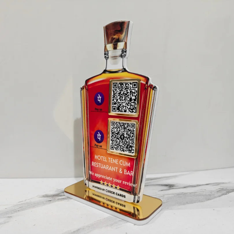 Wine Bottle Shape Standee