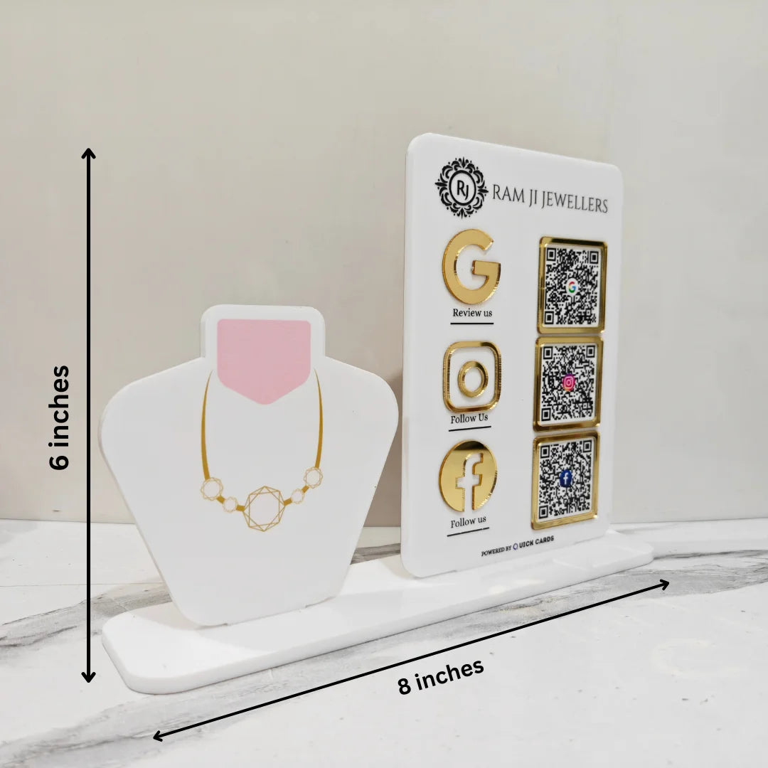 Jewelry Shape Standee - Quick Cards