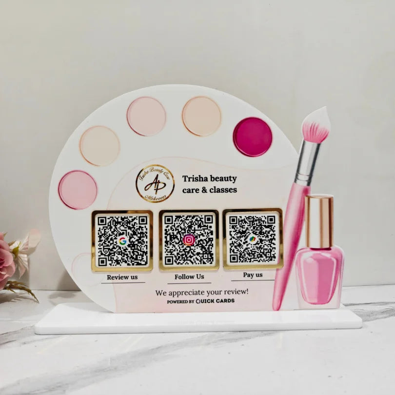 Makeup Studio Standee - Quick Cards