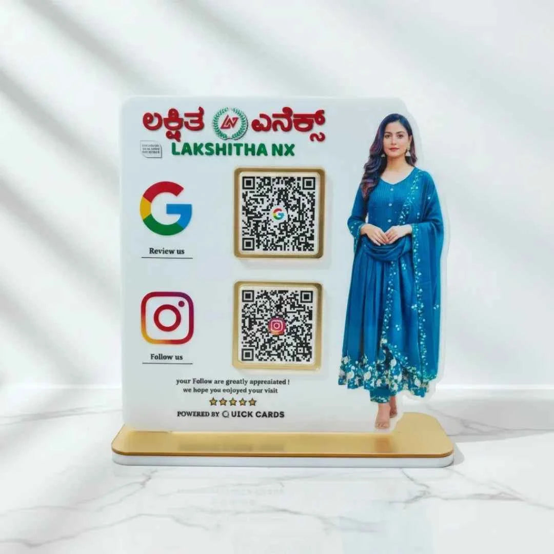 Clothing 2 QR Standee
