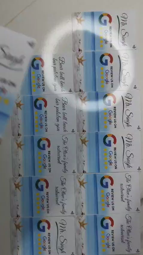 Google Rating NFC Card