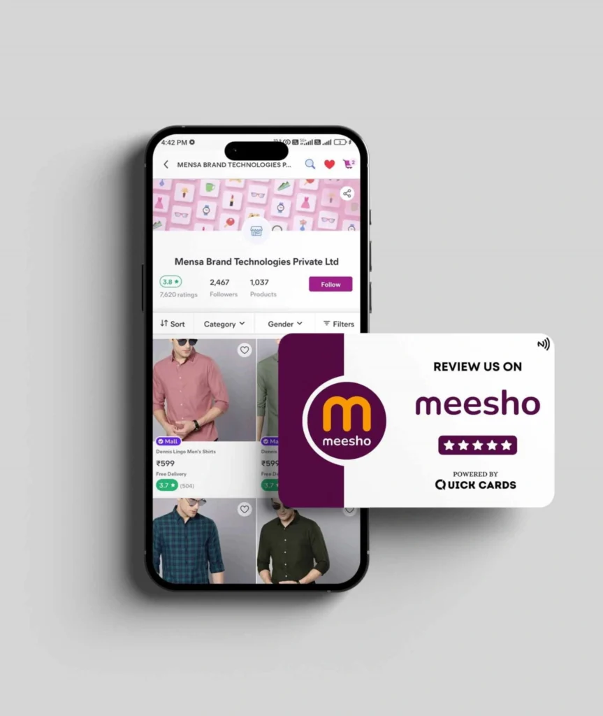 12 meesho review nfc card