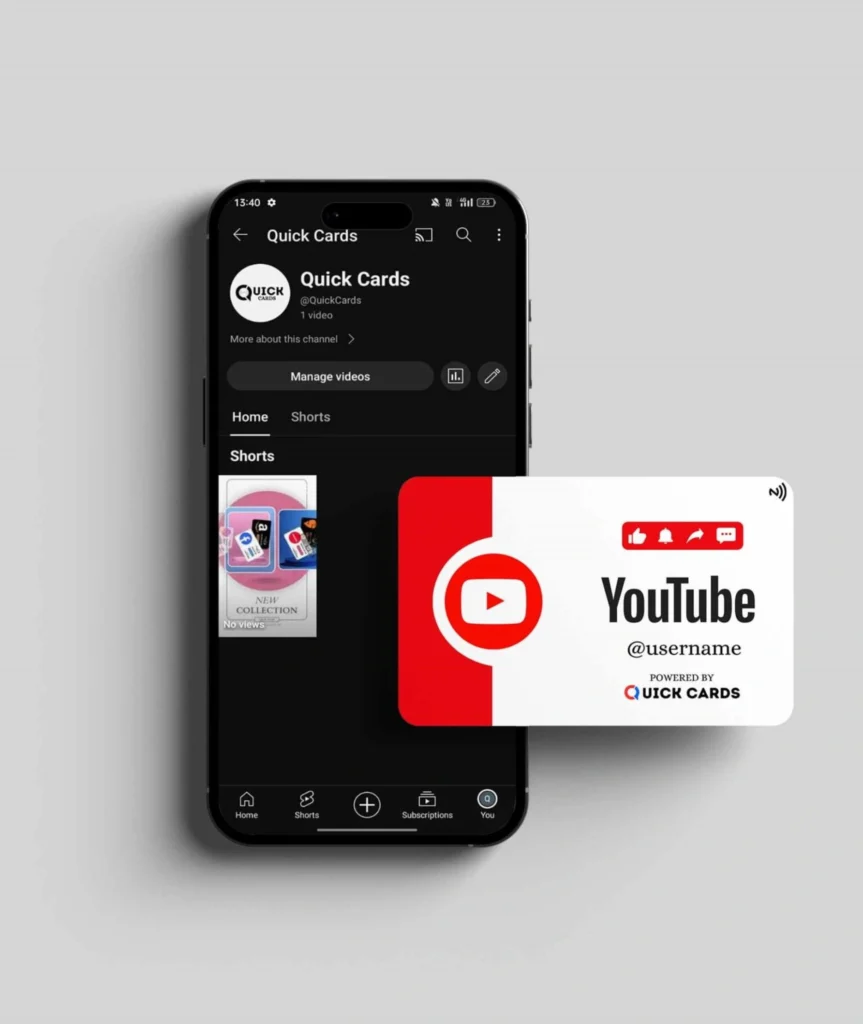 16 youtube subscriber card