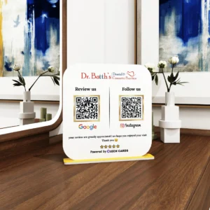 2 QR Smart Digital Standee