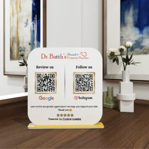 2 QR Smart Digital Standee